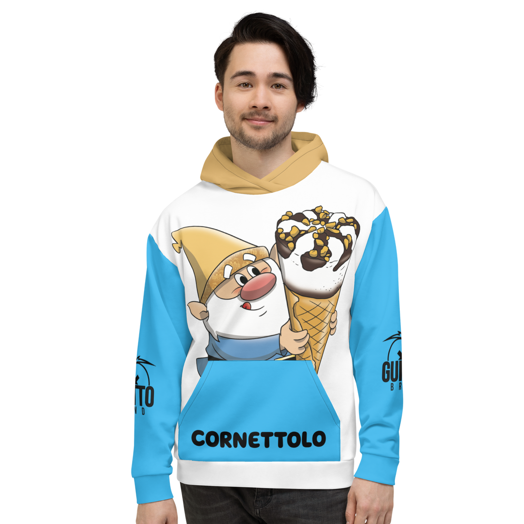 Felpa con cappuccio Uomo/Donna CORNETTOLO - Gufetto Brand