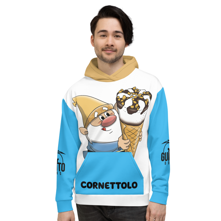 Felpa con cappuccio Uomo/Donna CORNETTOLO - Gufetto Brand