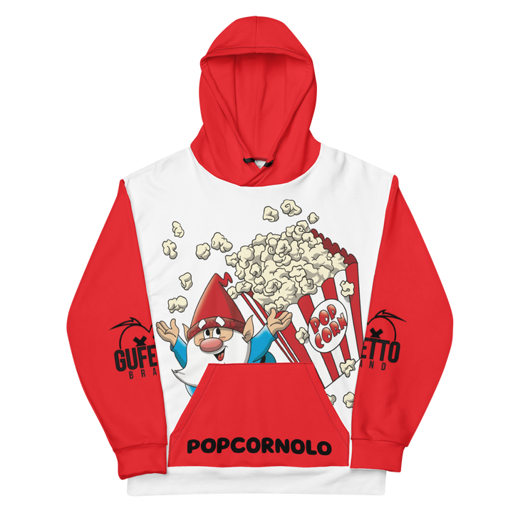 Felpa con cappuccio Uomo/Donna POPCORNOLO - Gufetto Brand