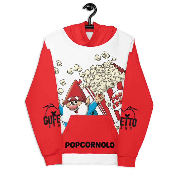 Felpa con cappuccio Uomo/Donna POPCORNOLO - Gufetto Brand