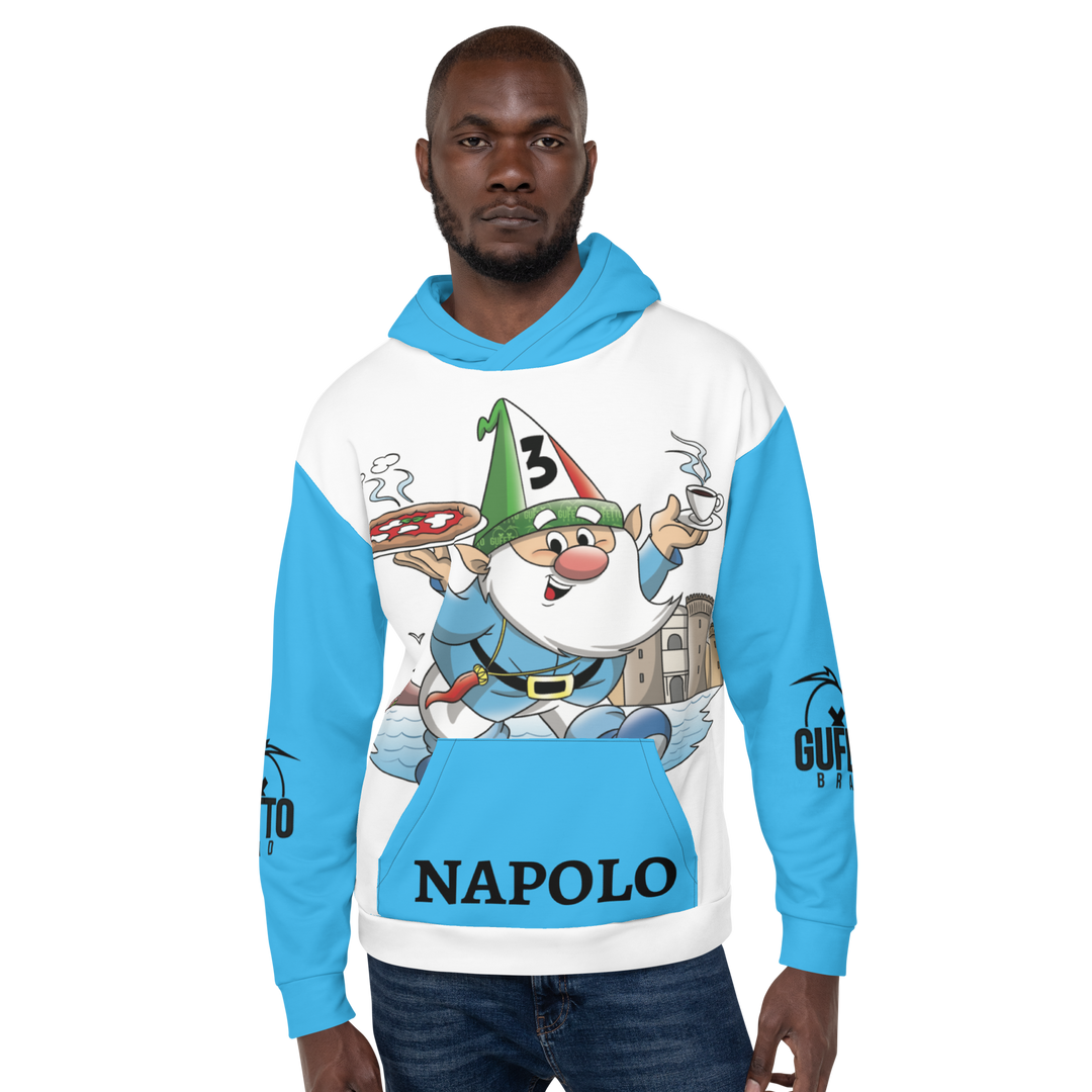 Felpa con cappuccio Uomo/Donna NAPOLO - Gufetto Brand