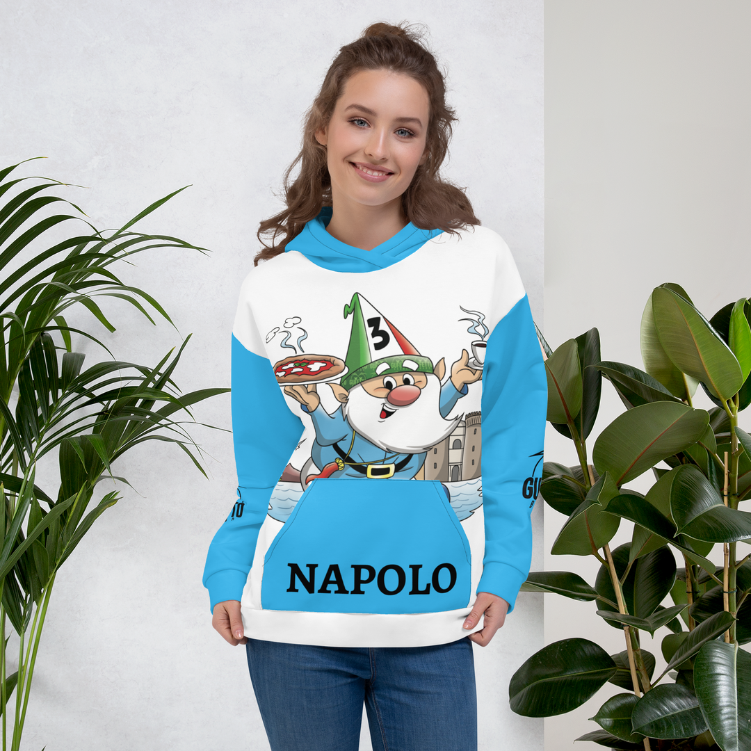 Felpa con cappuccio Uomo/Donna NAPOLO - Gufetto Brand