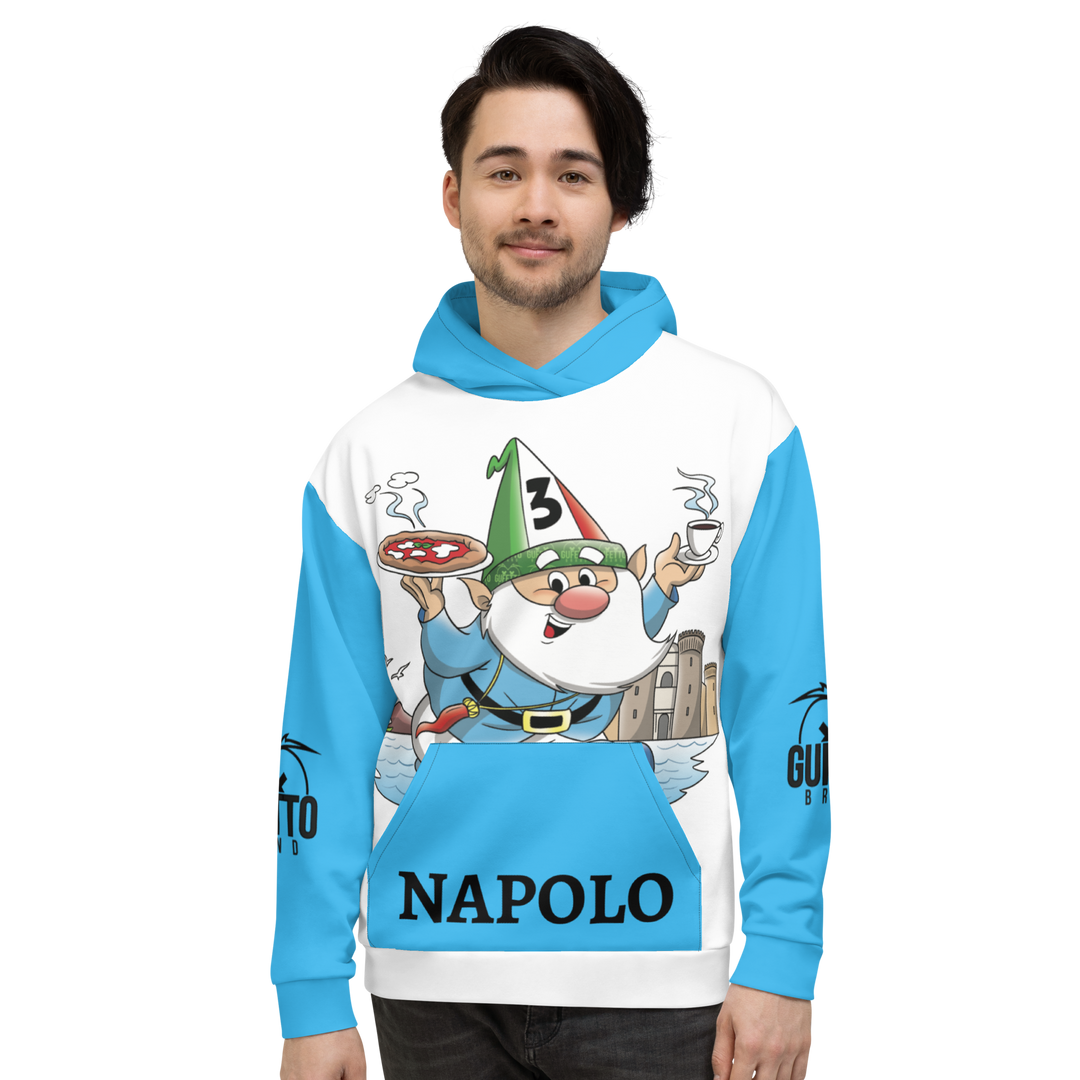 Felpa con cappuccio Uomo/Donna NAPOLO - Gufetto Brand