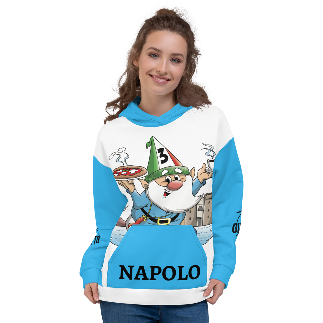 Felpa con cappuccio Uomo/Donna NAPOLO - Gufetto Brand
