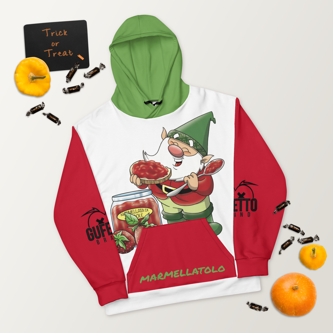 Felpa con cappuccio Uomo/Donna MARMELLATOLO - Gufetto Brand
