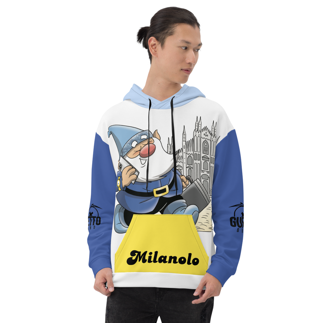 Felpa con cappuccio Uomo/Donna MILANOLO - Gufetto Brand