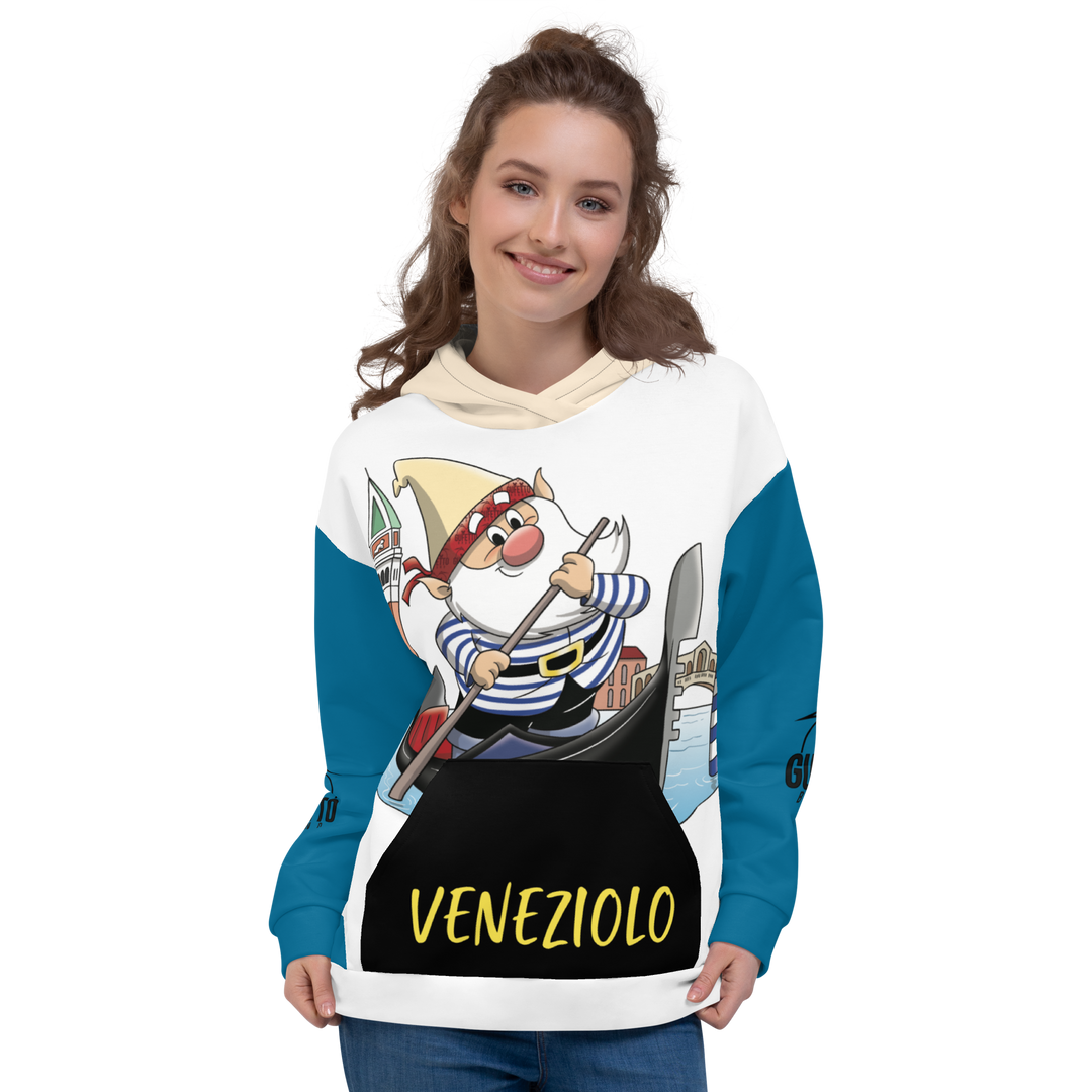 Felpa con cappuccio Uomo/Donna VENEZIOLO - Gufetto Brand