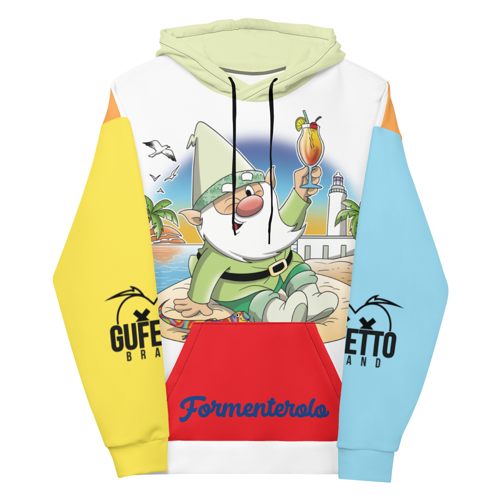 Felpa con cappuccio Unisex Uomo/Donna FORMENTEROLO - Gufetto Brand