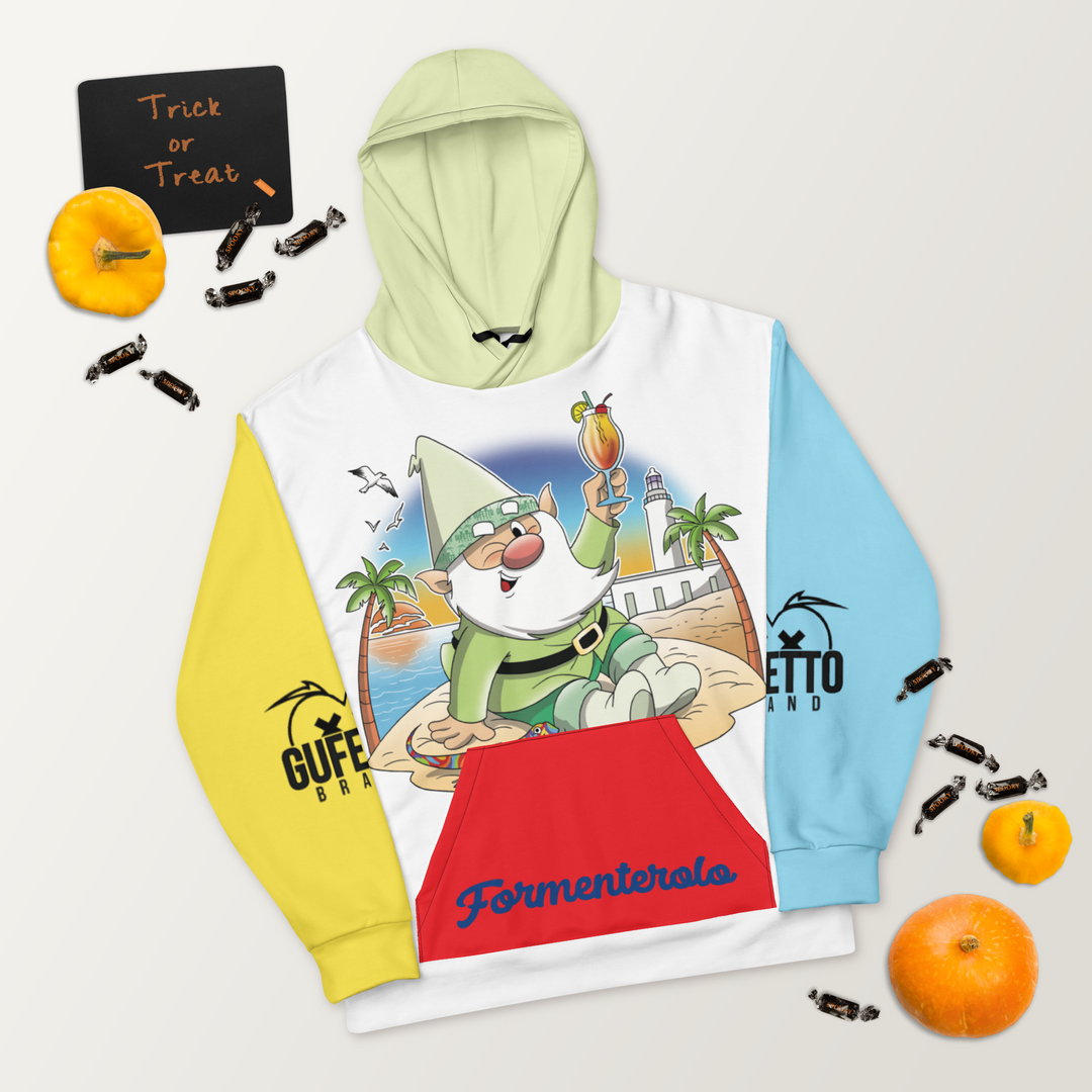 Felpa con cappuccio Unisex Uomo/Donna FORMENTEROLO - Gufetto Brand