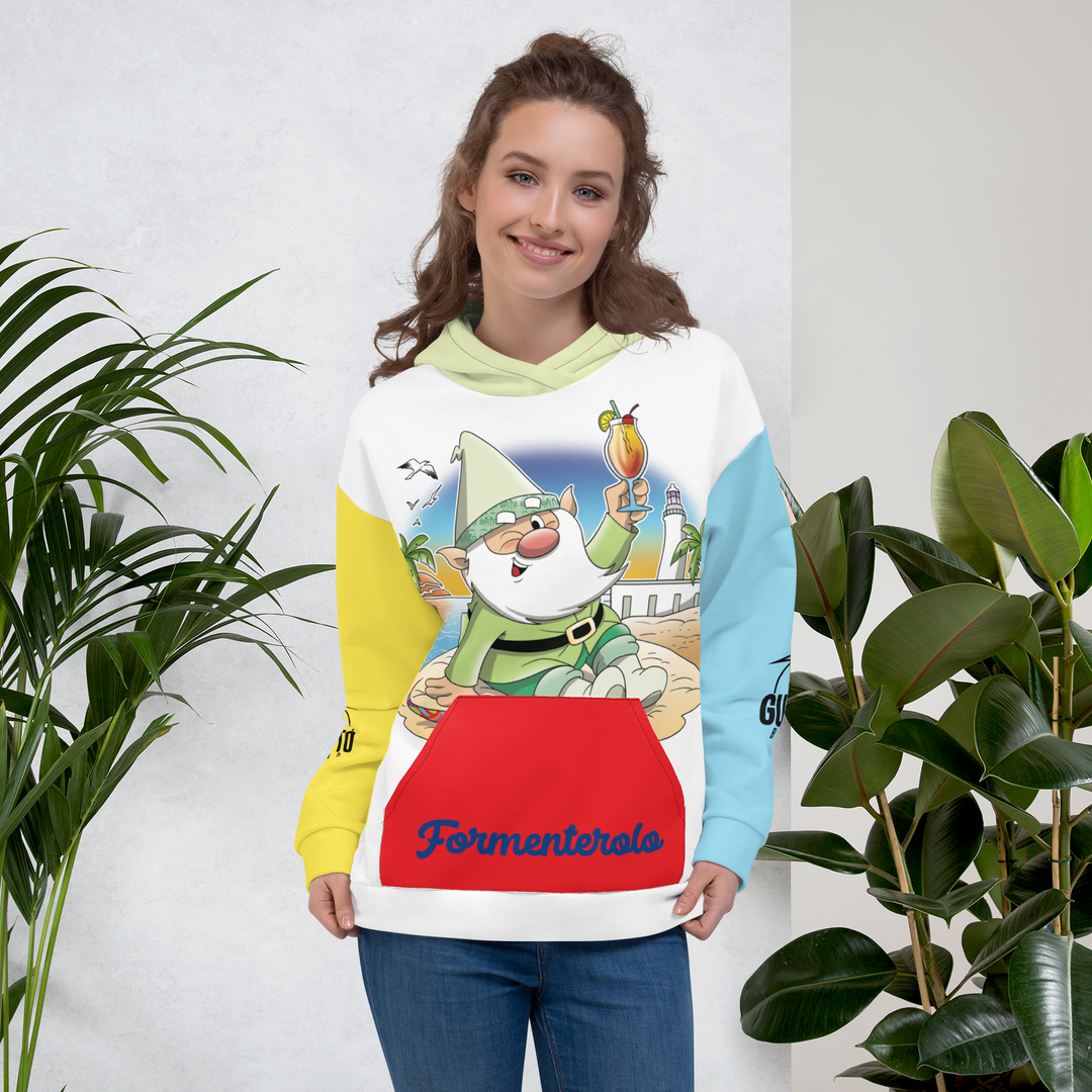 Felpa con cappuccio Unisex Uomo/Donna FORMENTEROLO - Gufetto Brand
