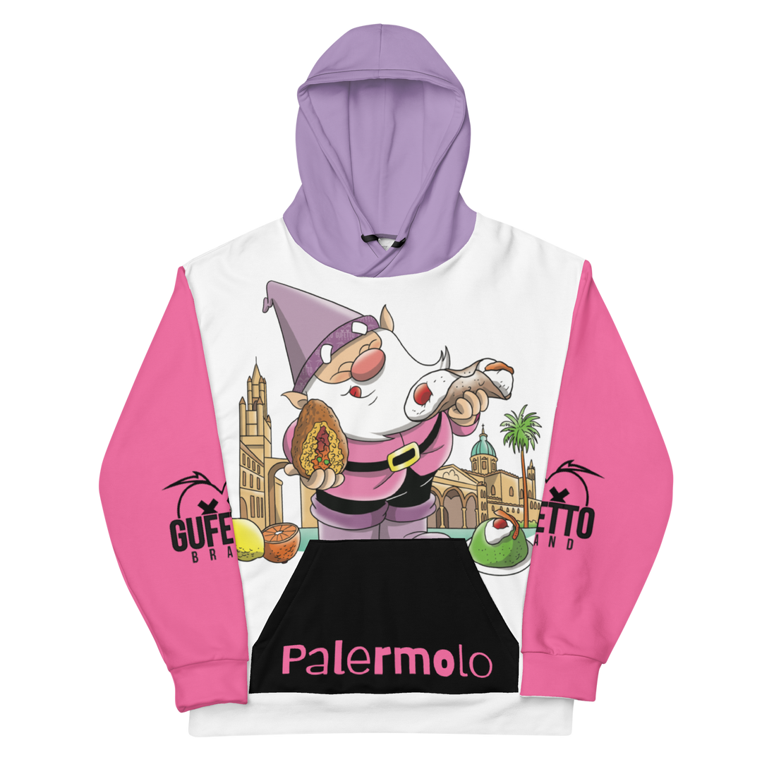 Felpa con cappuccio Unisex Uomo/Donna PALERMOLO - Gufetto Brand