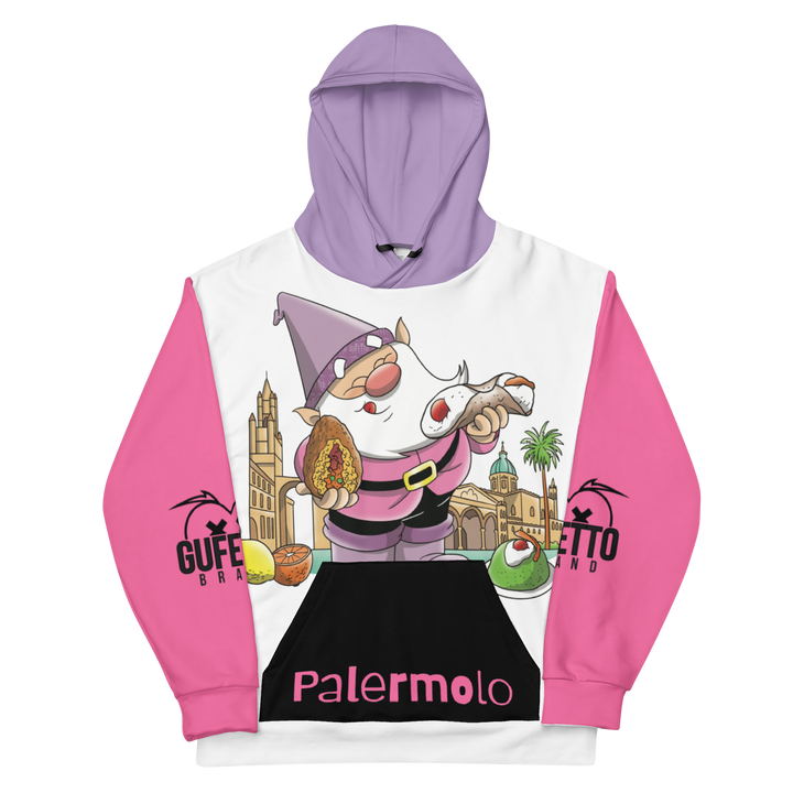 Felpa con cappuccio Unisex Uomo/Donna PALERMOLO - Gufetto Brand