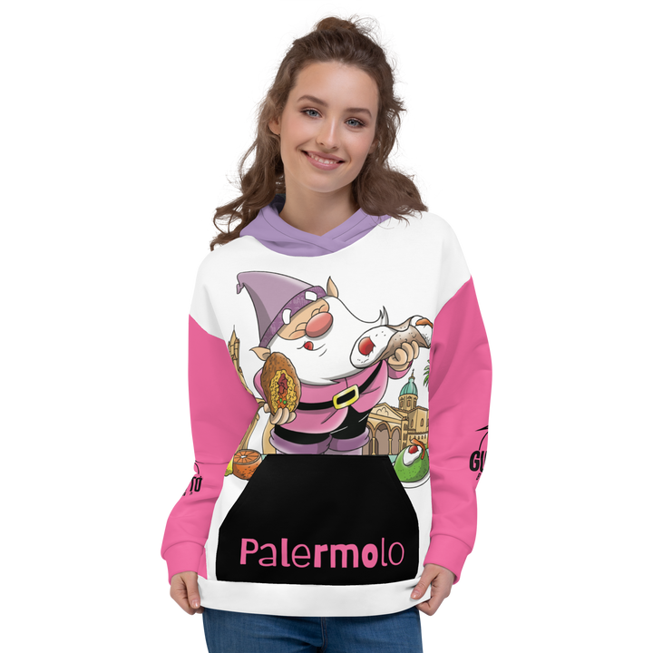 Felpa con cappuccio Unisex Uomo/Donna PALERMOLO - Gufetto Brand