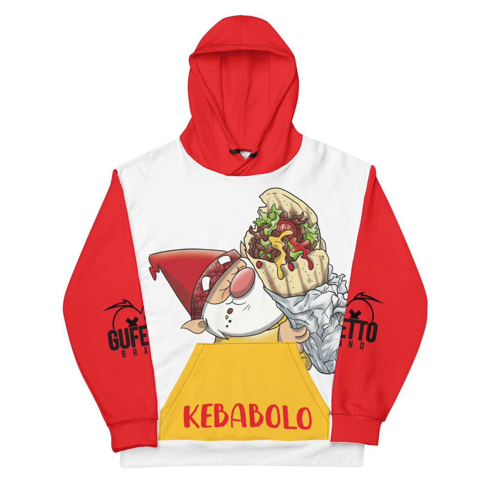 Felpa con cappuccio Uomo/Donna KEBABOLO - Gufetto Brand