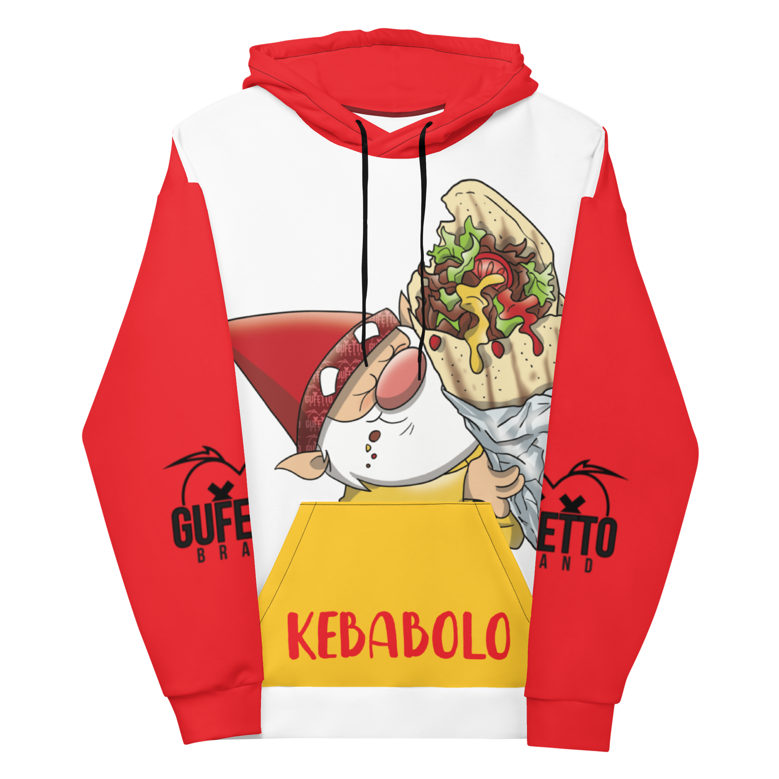 Felpa con cappuccio Uomo/Donna KEBABOLO - Gufetto Brand