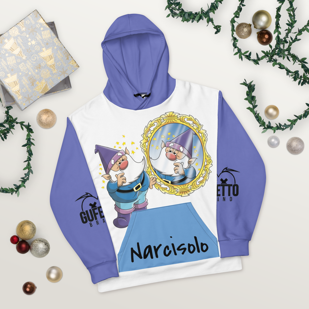Felpa con cappuccio Uomo/Donna NARCISOLO - Gufetto Brand