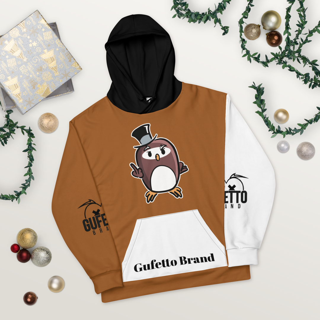 Felpa con cappuccio Uomo/Donna GUFETTO FUCK - Gufetto Brand