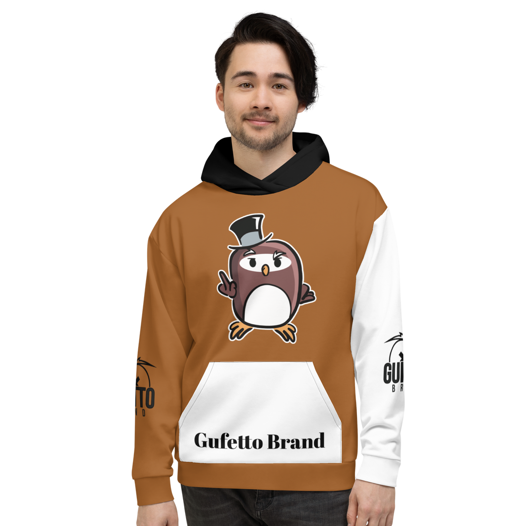 Felpa con cappuccio Uomo/Donna GUFETTO FUCK - Gufetto Brand