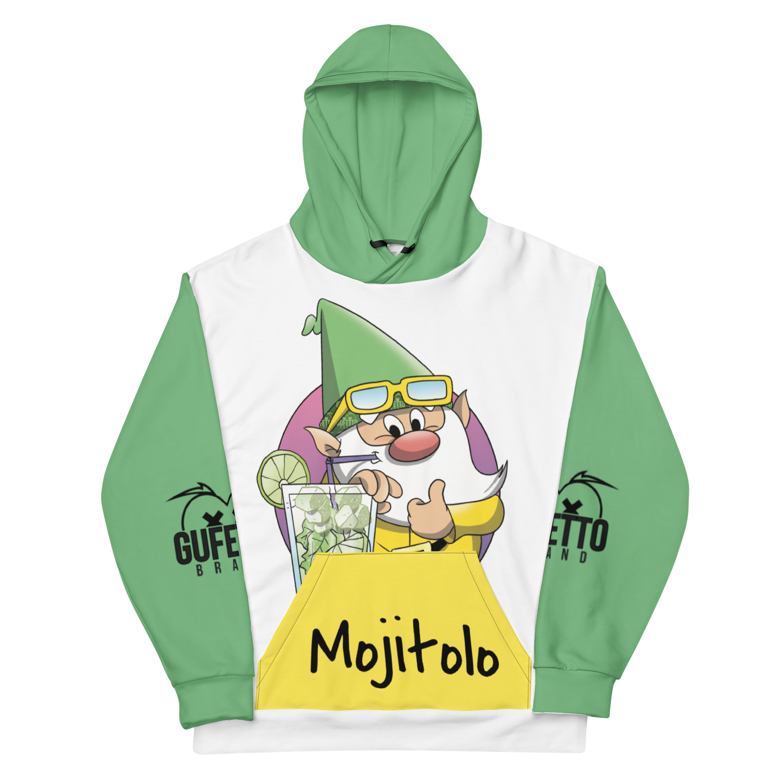 Felpa con cappuccio Uomo/Donna MOJITOLO 2 - Gufetto Brand
