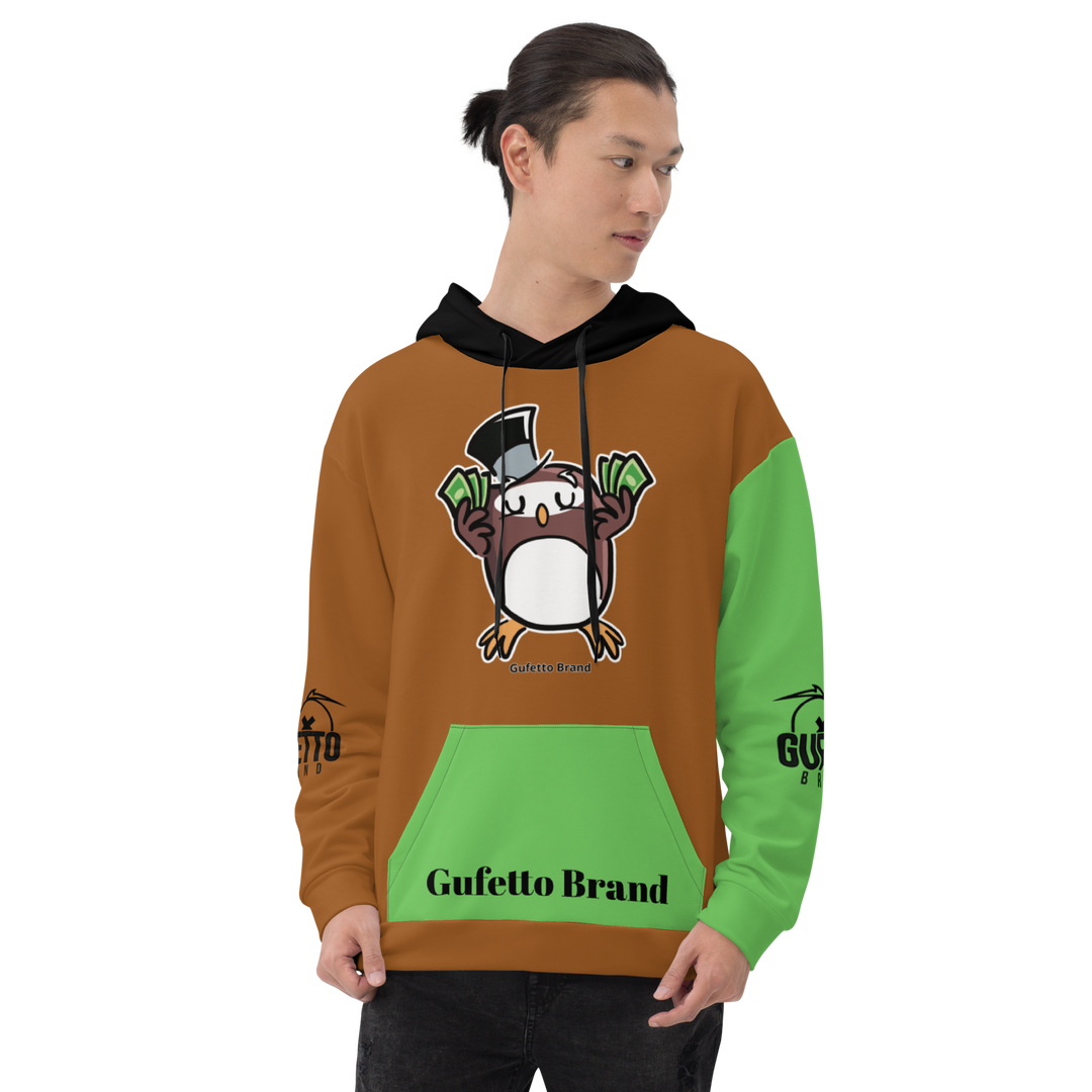 Felpa con cappuccio Uomo/Donna GUFETTO SOLDI - Gufetto Brand