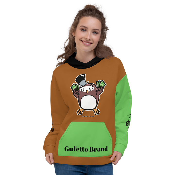 Felpa con cappuccio Uomo/Donna GUFETTO SOLDI - Gufetto Brand