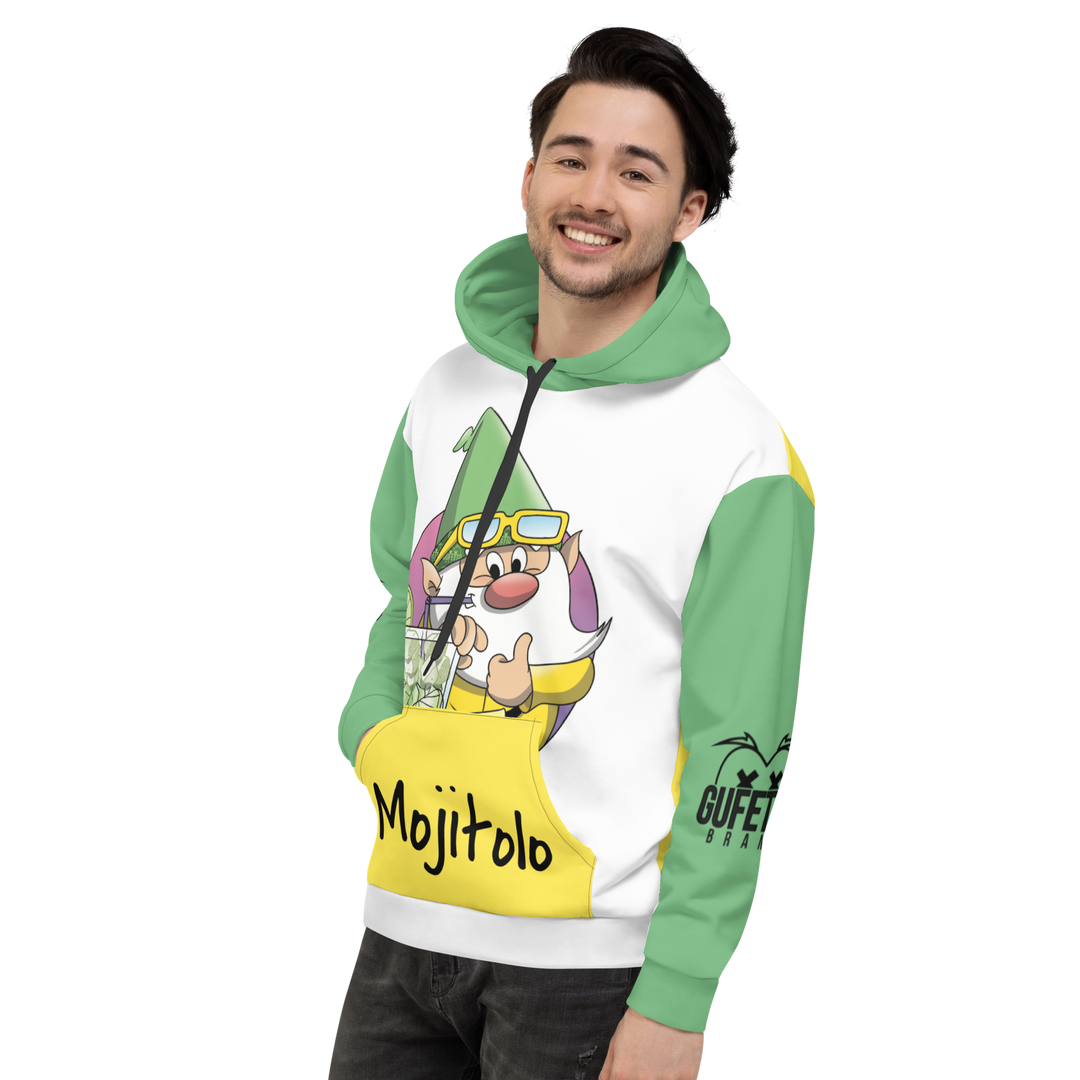 Felpa con cappuccio Uomo/Donna MOJITOLO 2 - Gufetto Brand