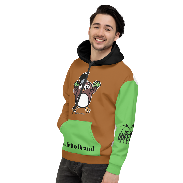 Felpa con cappuccio Uomo/Donna GUFETTO SOLDI - Gufetto Brand