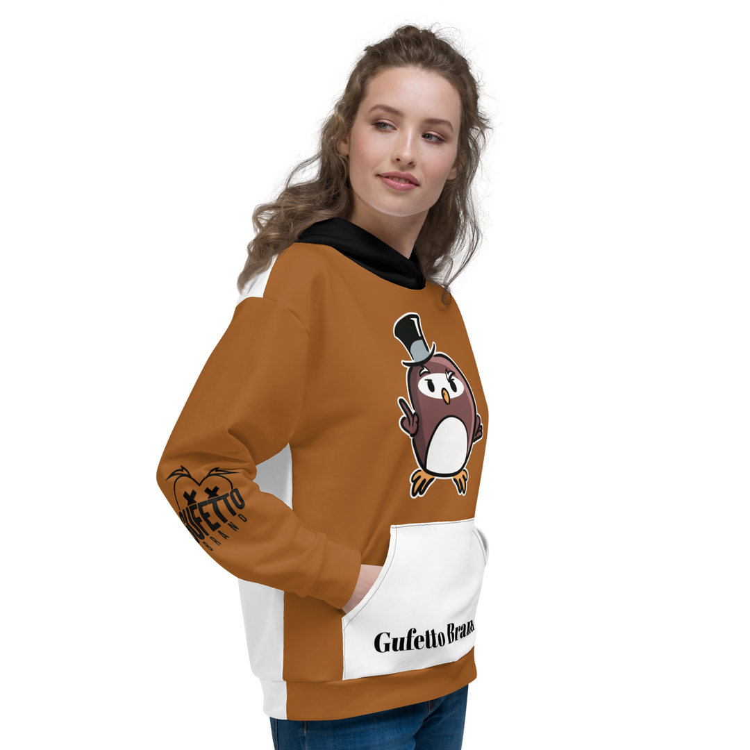 Felpa con cappuccio Uomo/Donna GUFETTO FUCK - Gufetto Brand