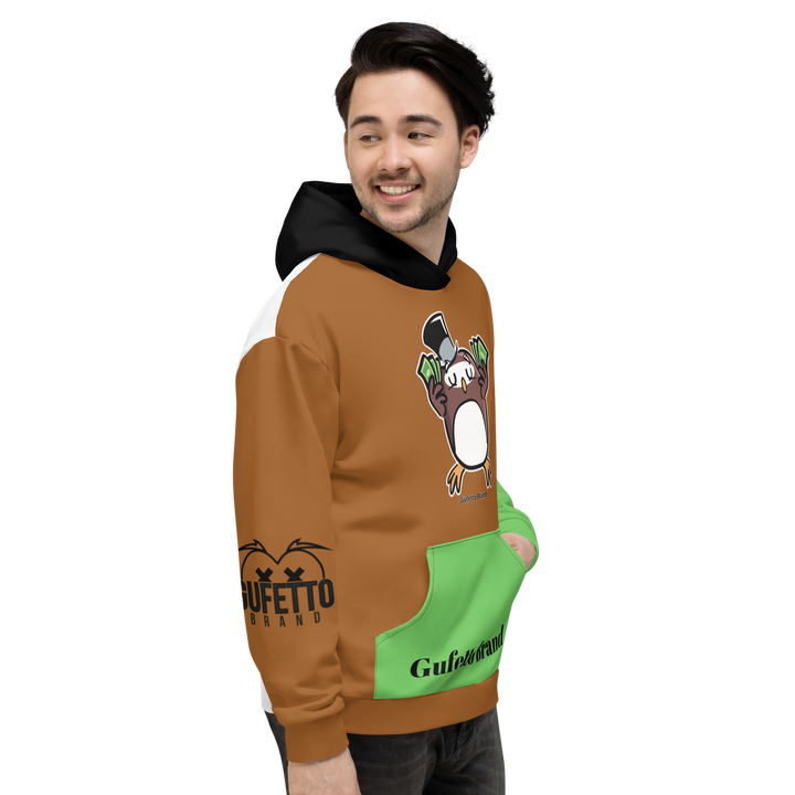Felpa con cappuccio Uomo/Donna GUFETTO SOLDI - Gufetto Brand