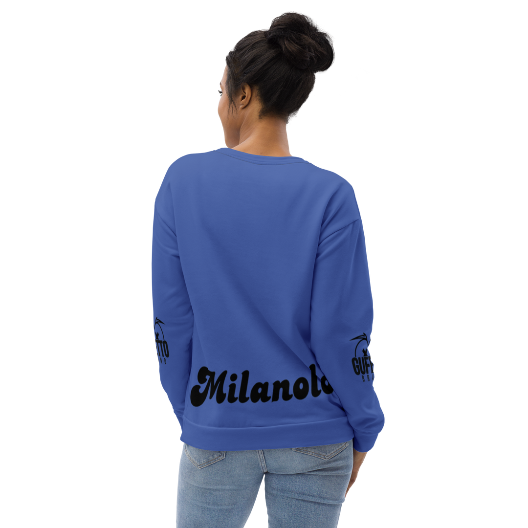 Felpa unisex Uomo/Donna MILANOLO - Gufetto Brand