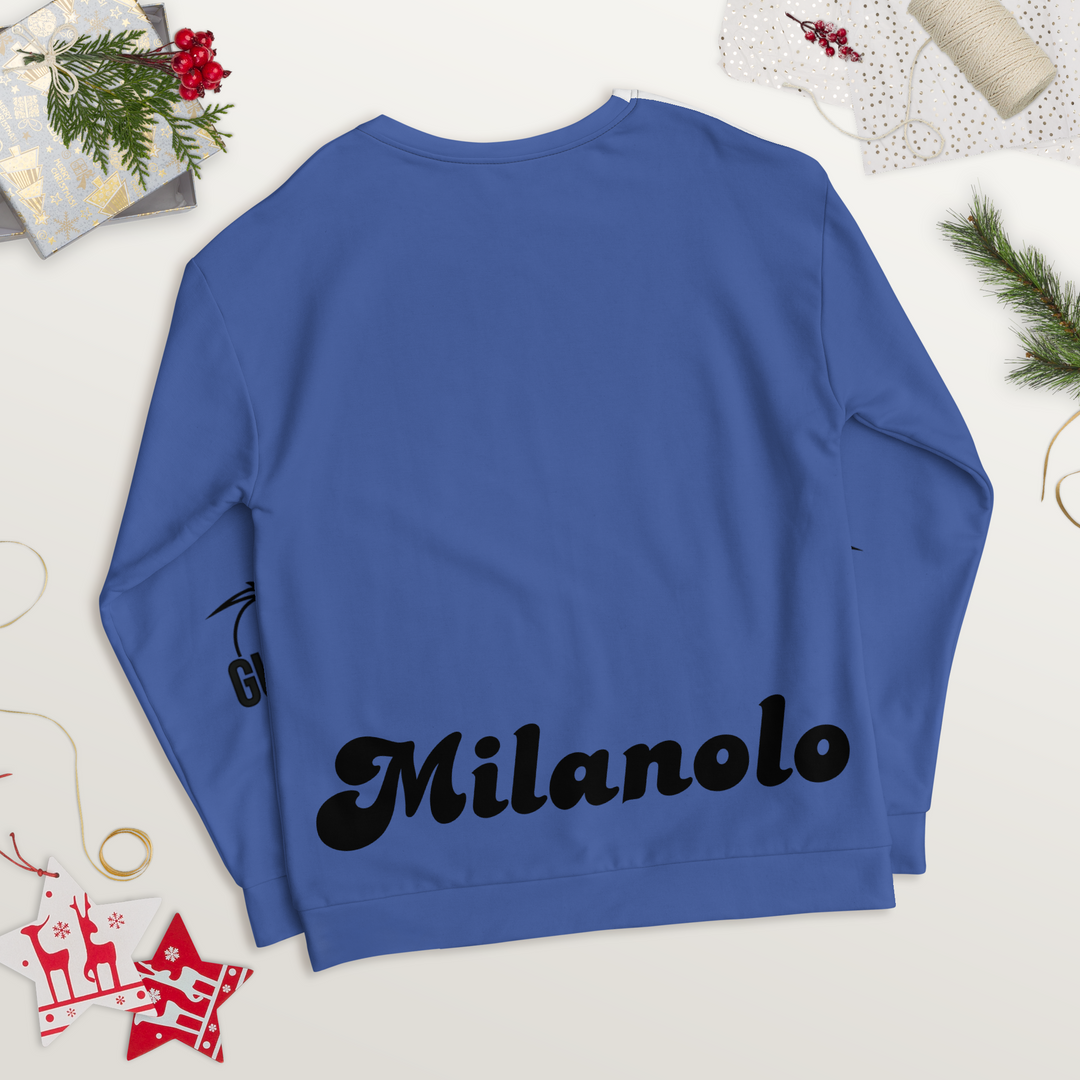 Felpa unisex Uomo/Donna MILANOLO - Gufetto Brand
