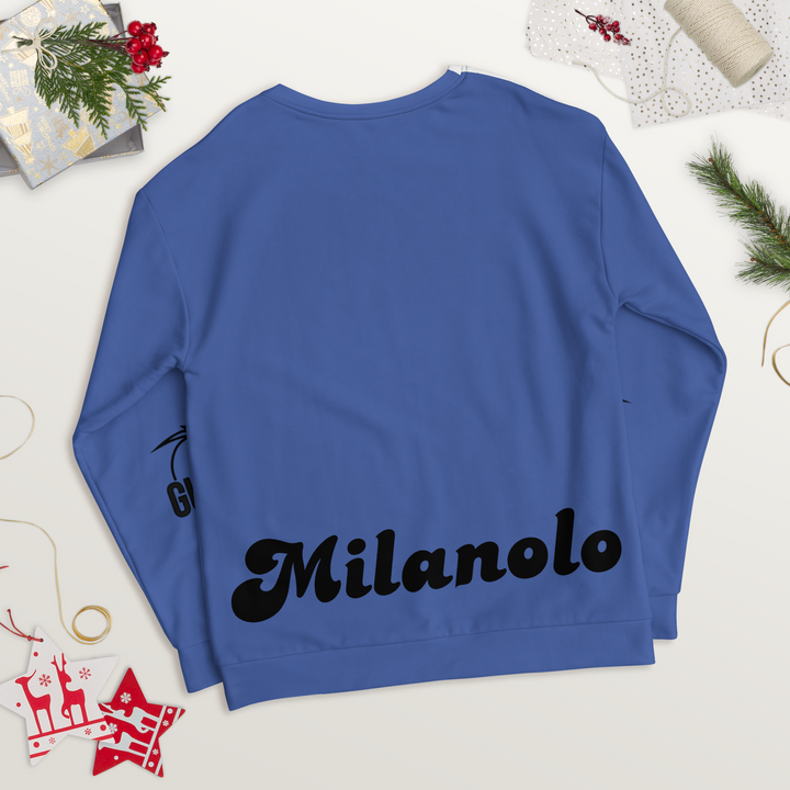 Felpa unisex Uomo/Donna MILANOLO - Gufetto Brand