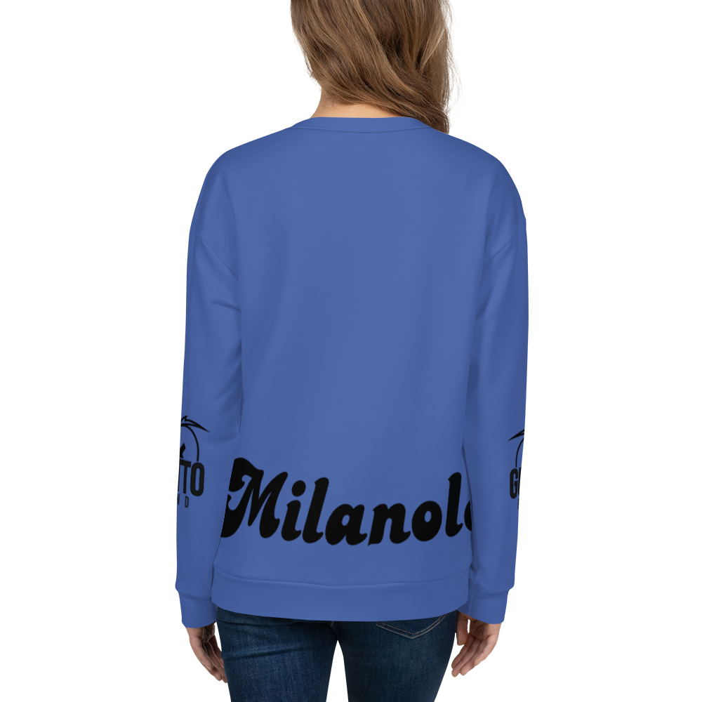 Felpa unisex Uomo/Donna MILANOLO - Gufetto Brand