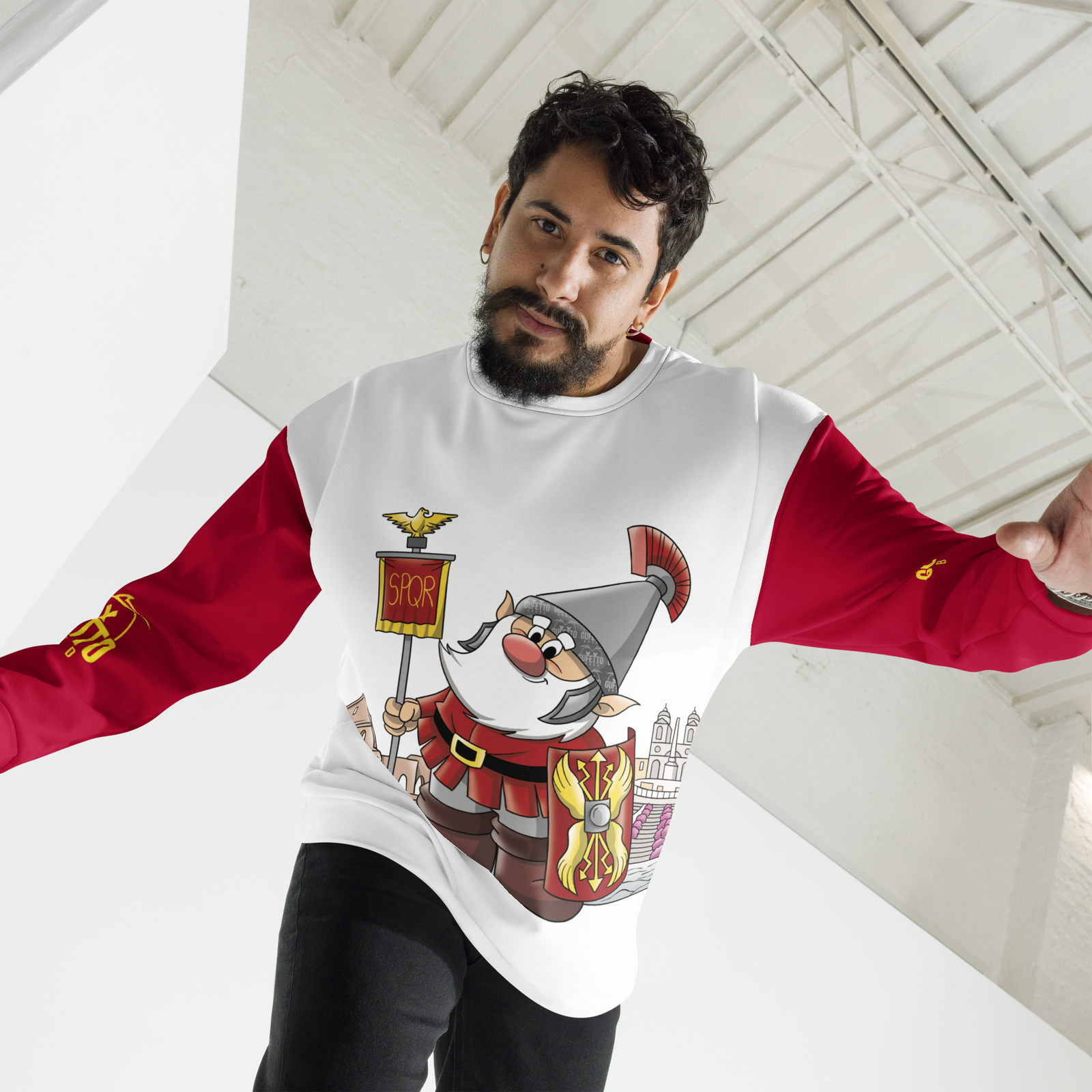 Felpa unisex Uomo/Donna ROMOLO - Gufetto Brand