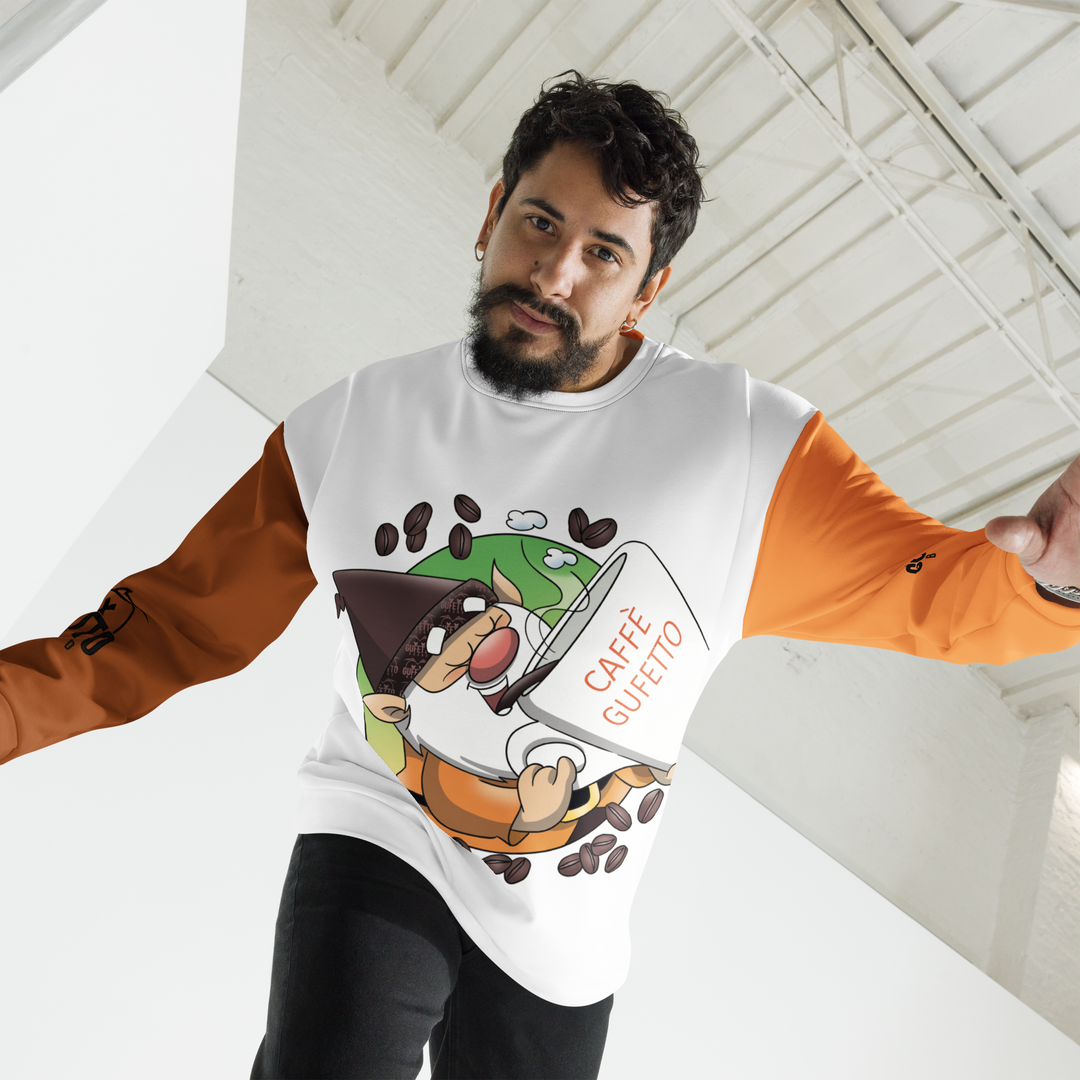 Felpa unisex Uomo/Donna CAFFEOLO 2 - Gufetto Brand