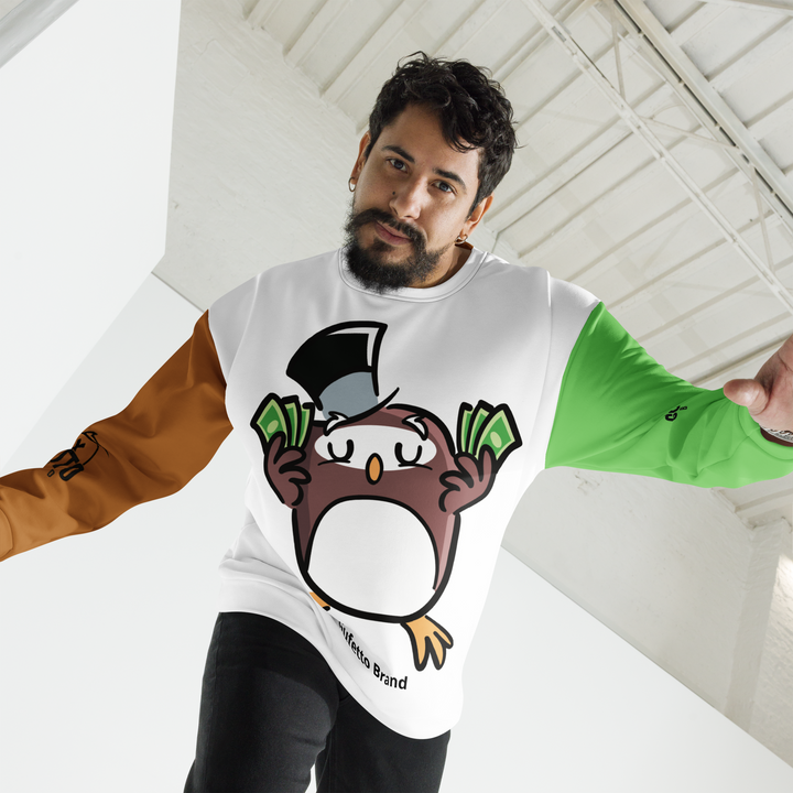 Felpa unisex Uomo/Donna GUFETTO SOLDI - Gufetto Brand