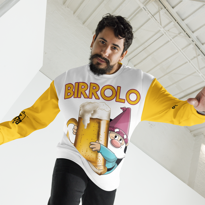 Felpa unisex Uomo/Donna BIRROLO NEW - Gufetto Brand