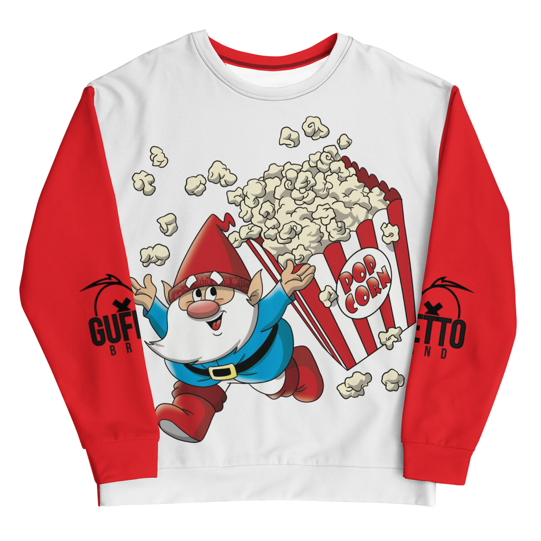 Felpa unisex Uomo/Donna POPCORNOLO - Gufetto Brand