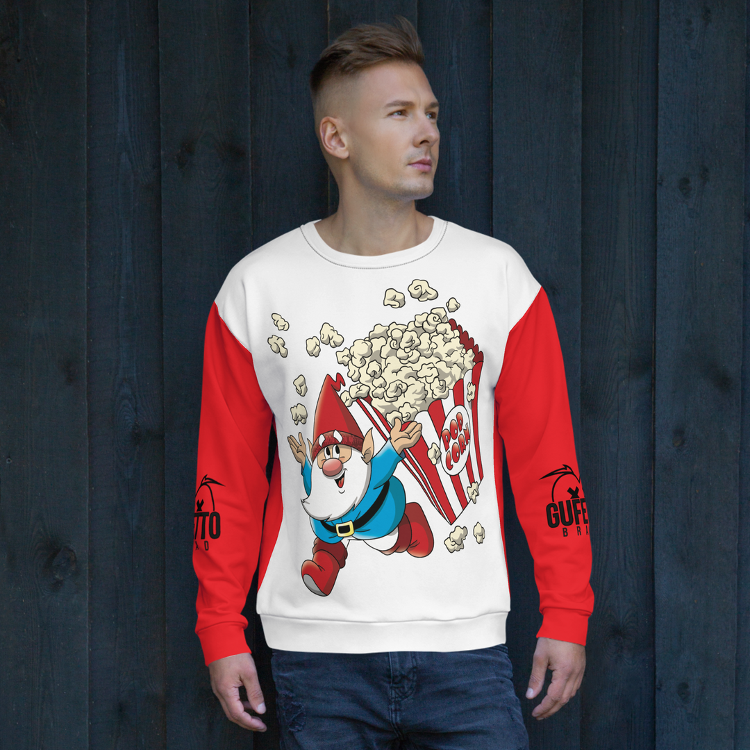 Felpa unisex Uomo/Donna POPCORNOLO - Gufetto Brand