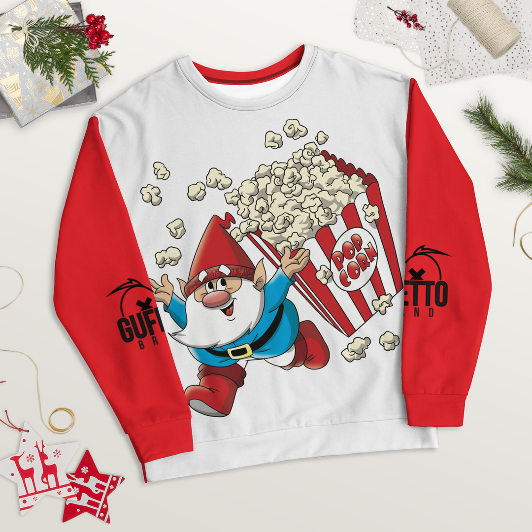 Felpa unisex Uomo/Donna POPCORNOLO - Gufetto Brand