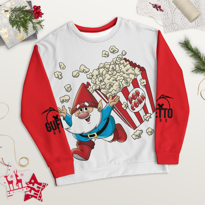 Felpa unisex Uomo/Donna POPCORNOLO - Gufetto Brand