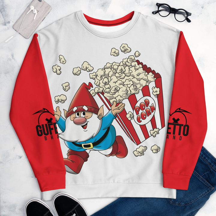 Felpa unisex Uomo/Donna POPCORNOLO - Gufetto Brand