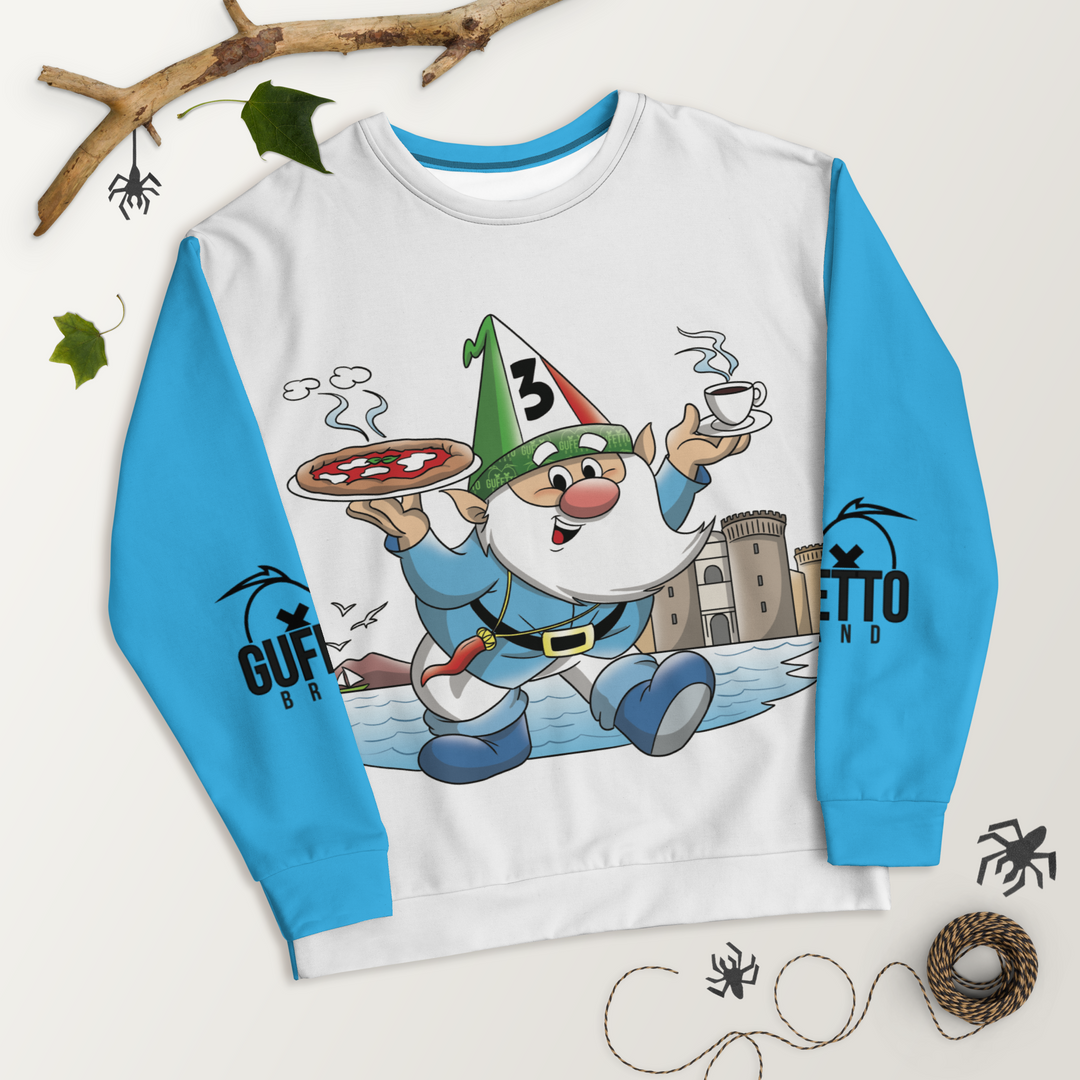 Felpa unisex Uomo/Donna NAPOLO - Gufetto Brand