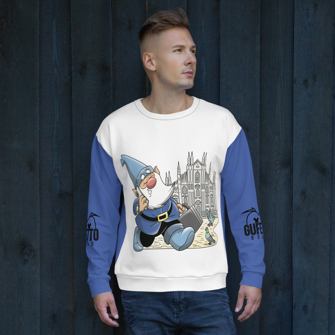 Felpa unisex Uomo/Donna MILANOLO - Gufetto Brand