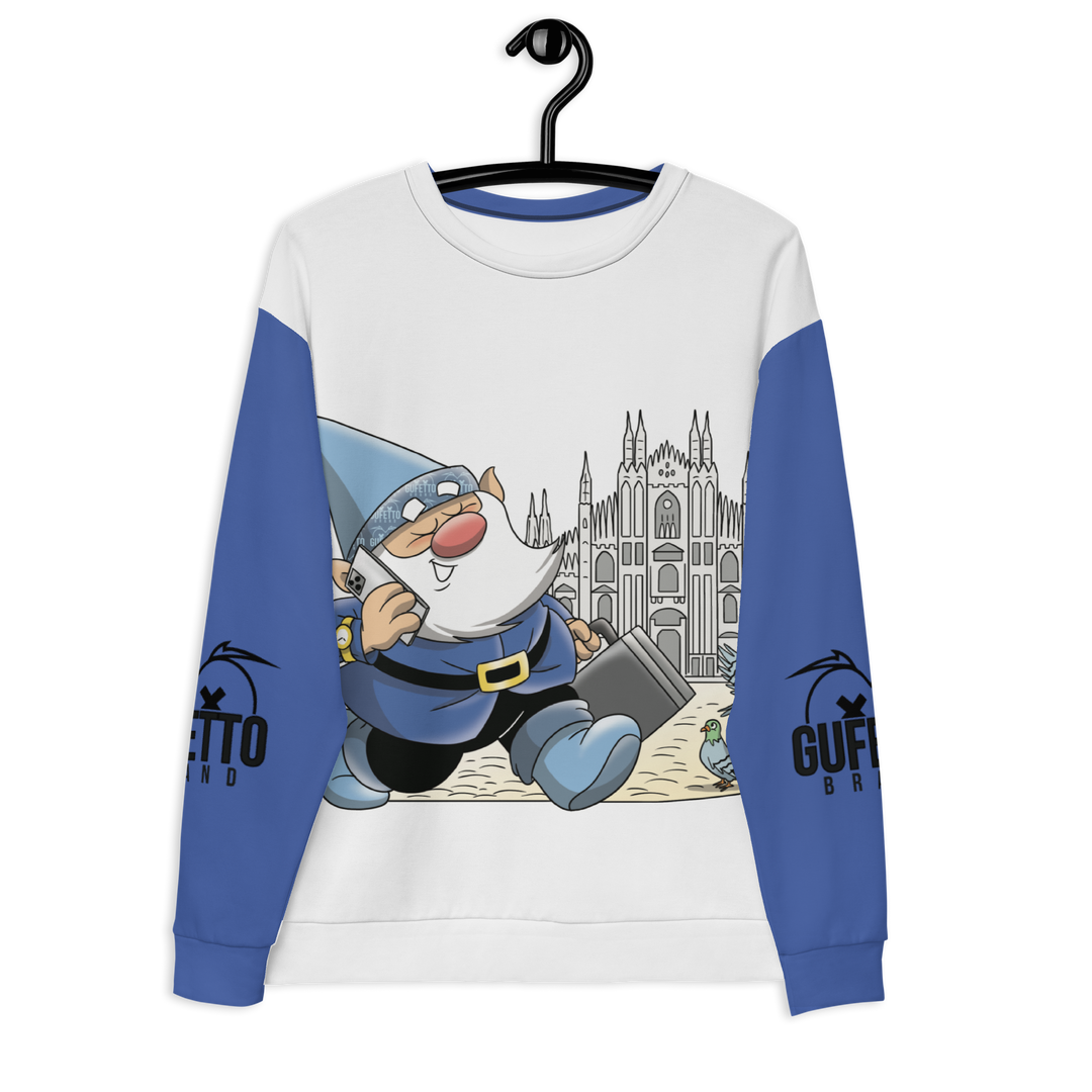 Felpa unisex Uomo/Donna MILANOLO - Gufetto Brand