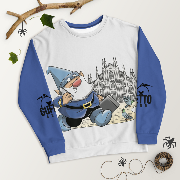 Felpa unisex Uomo/Donna MILANOLO - Gufetto Brand