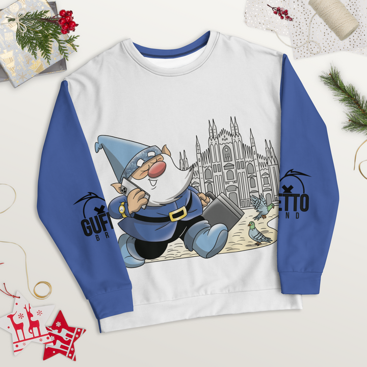 Felpa unisex Uomo/Donna MILANOLO - Gufetto Brand