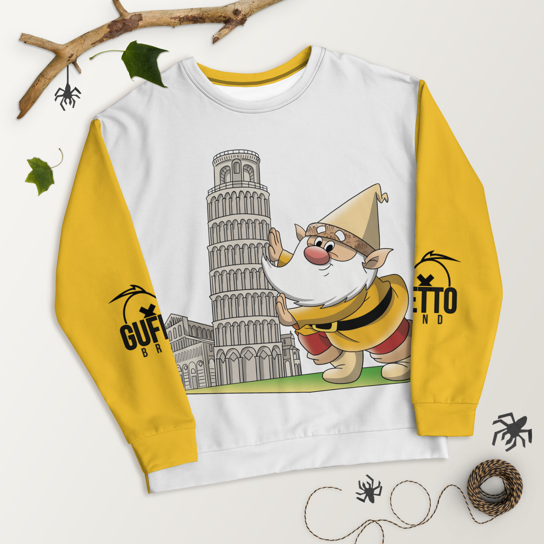 Felpa unisex Uomo/Donna PISOLO - Gufetto Brand