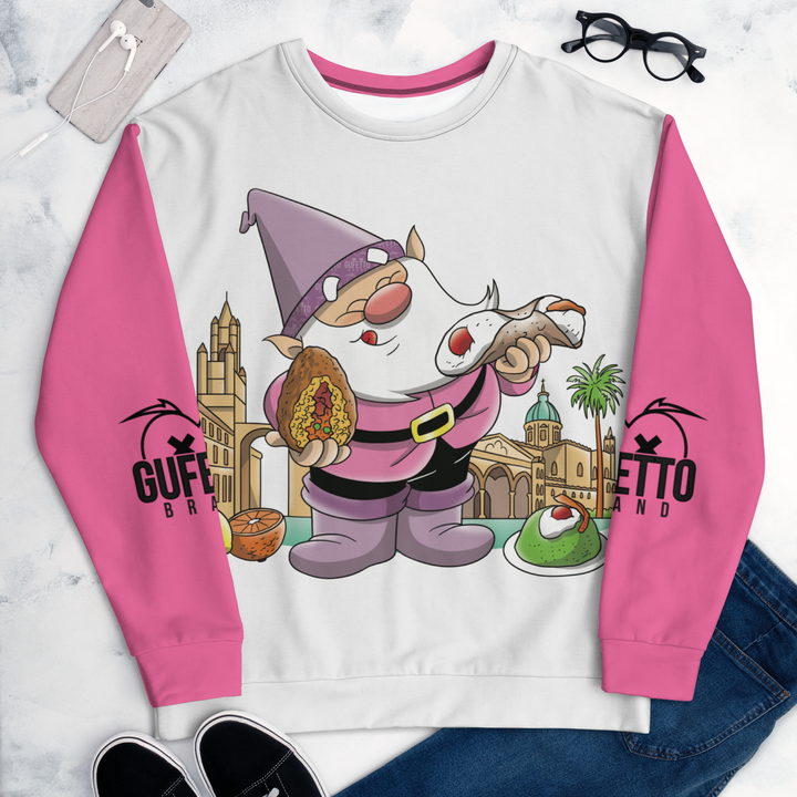 Felpa unisex Uomo/Donna PALERMOLO - Gufetto Brand
