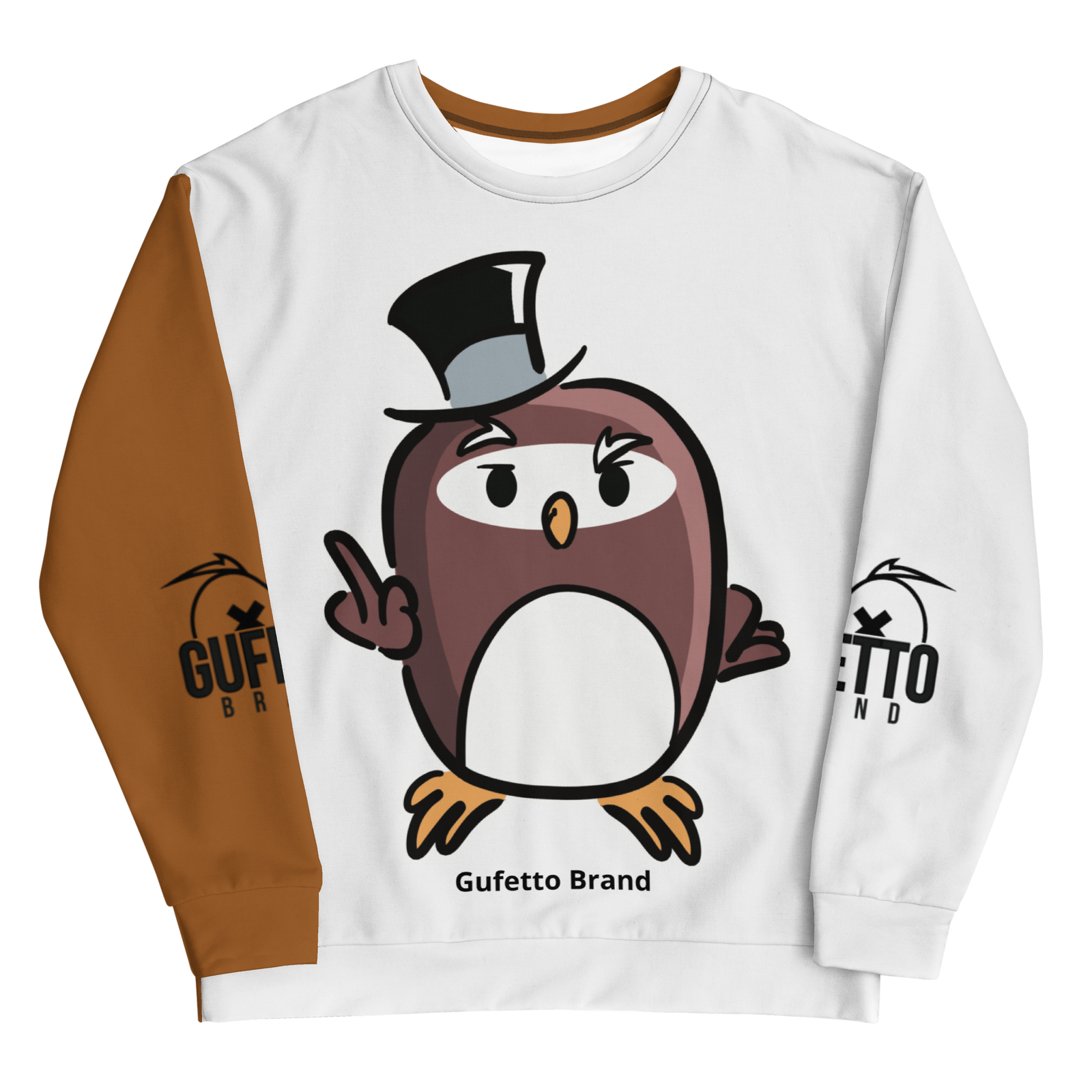 Felpa unisex Uomo/Donna GUFETTO FUCK - Gufetto Brand